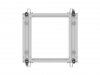 Lanberg Stojak Open rack 19 cali 12U 600x600-1100 regulowany szary